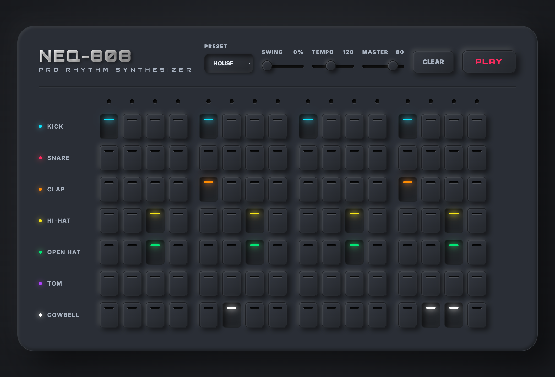 NEQ-808 Pro Synthesizer