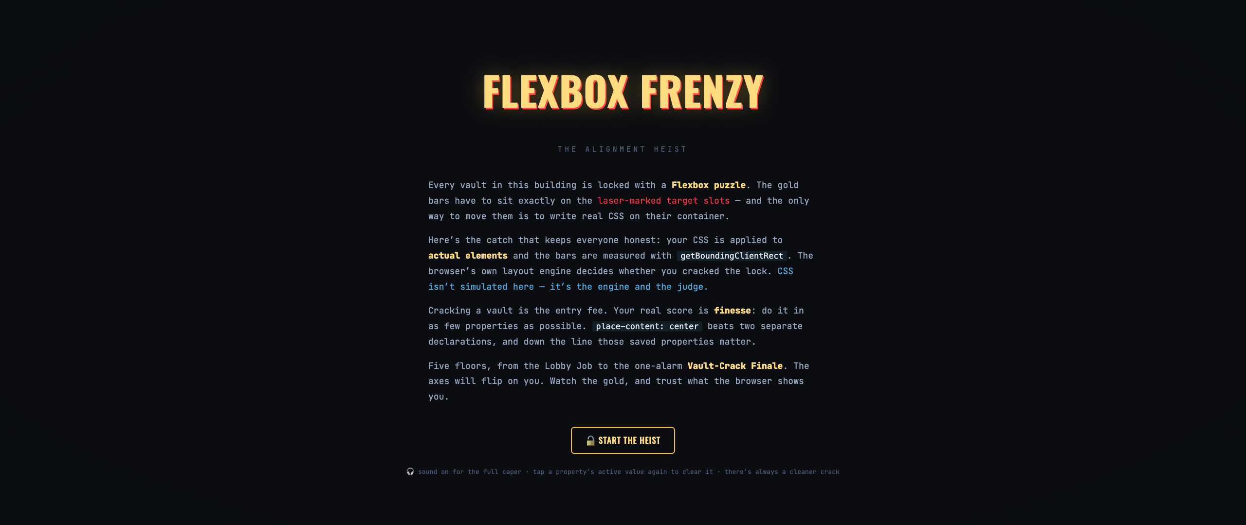 Flexbox Frenzy: The Alignment Heist