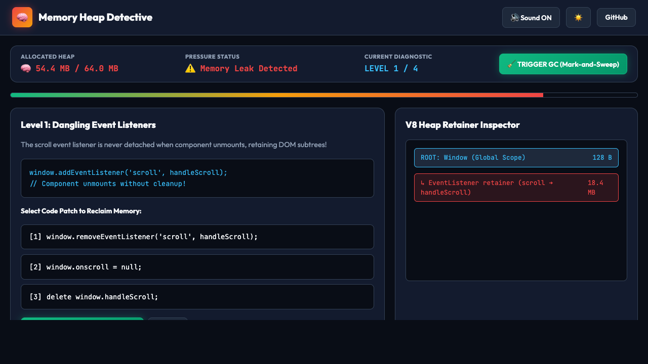 Memory Heap Detective