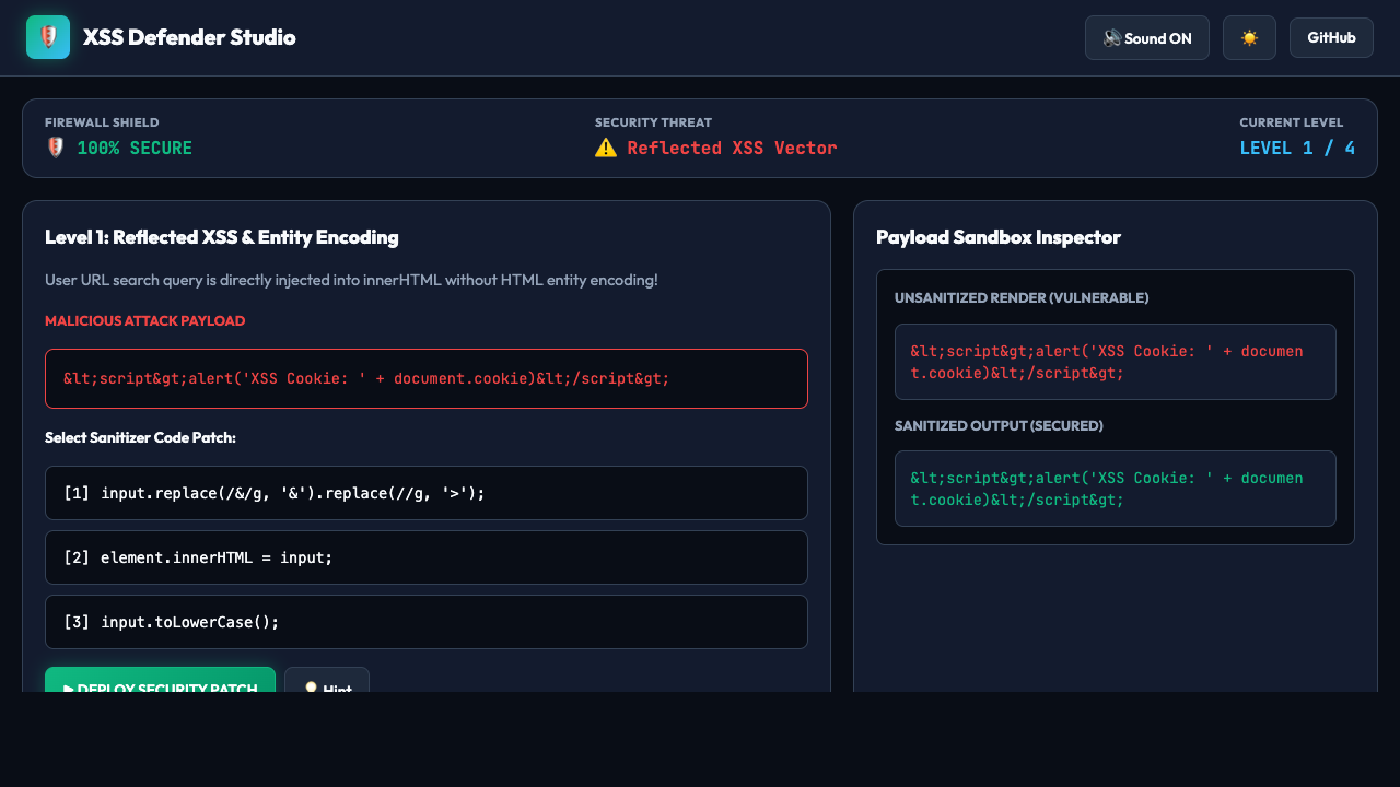 XSS Defender