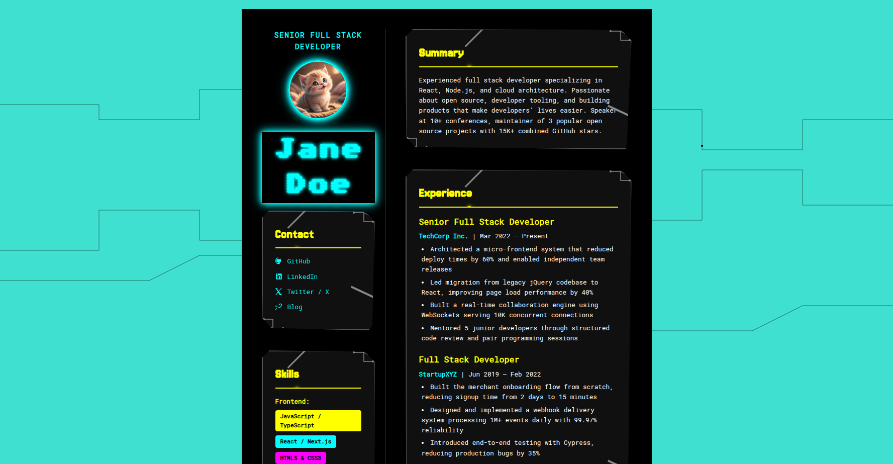 Cyber theme screenshot